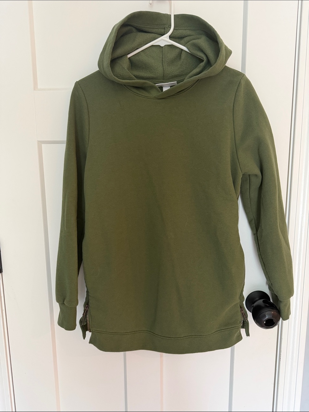 Isabel Maternity by Ingrid & Isabel Olive Green Hooded Maternity Sweatshirt